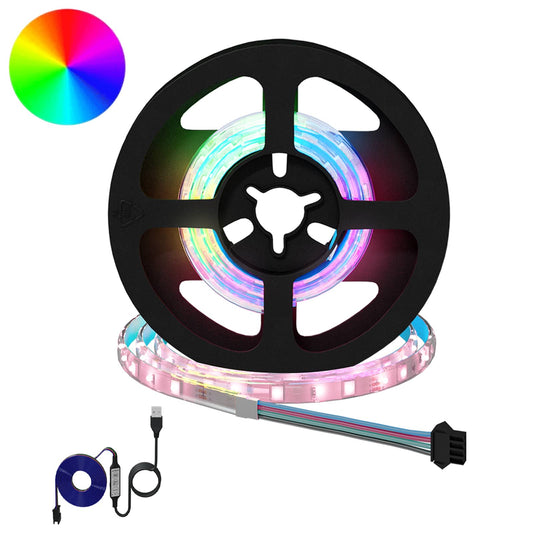 Striscia LED 4 pcs Nero e trasparente 40 x 0,8 x 0,3 cm