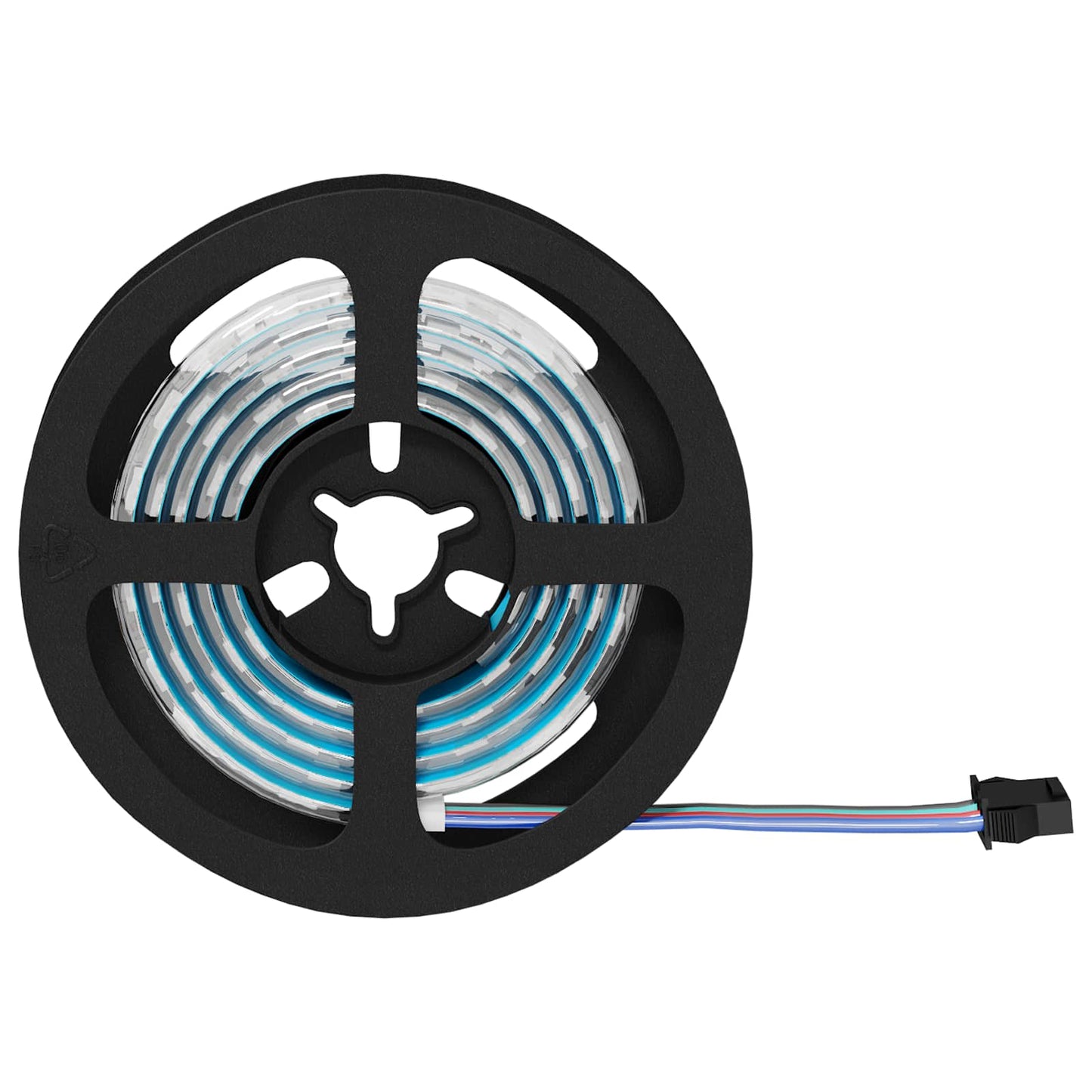 Striscia LED 4 pcs Nero e trasparente 90 x 0,8 x 0,3 cm