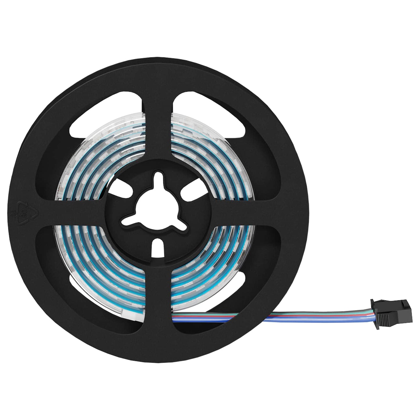 Striscia LED 4 pcs Nero e trasparente 120 x 0,8 x 0,3 cm