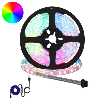 Striscia LED 4 pcs Nero e trasparente 210 x 0,8 x 0,3 cm