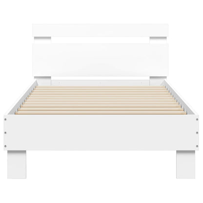 Letto con LED Bianco 80 x 200 cm Legno ingegnerizzato | homemem39