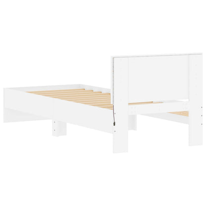 Letto con LED Bianco 80 x 200 cm Legno ingegnerizzato | homemem39