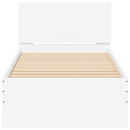 Letto con LED Bianco 80 x 200 cm Legno ingegnerizzato | homemem39