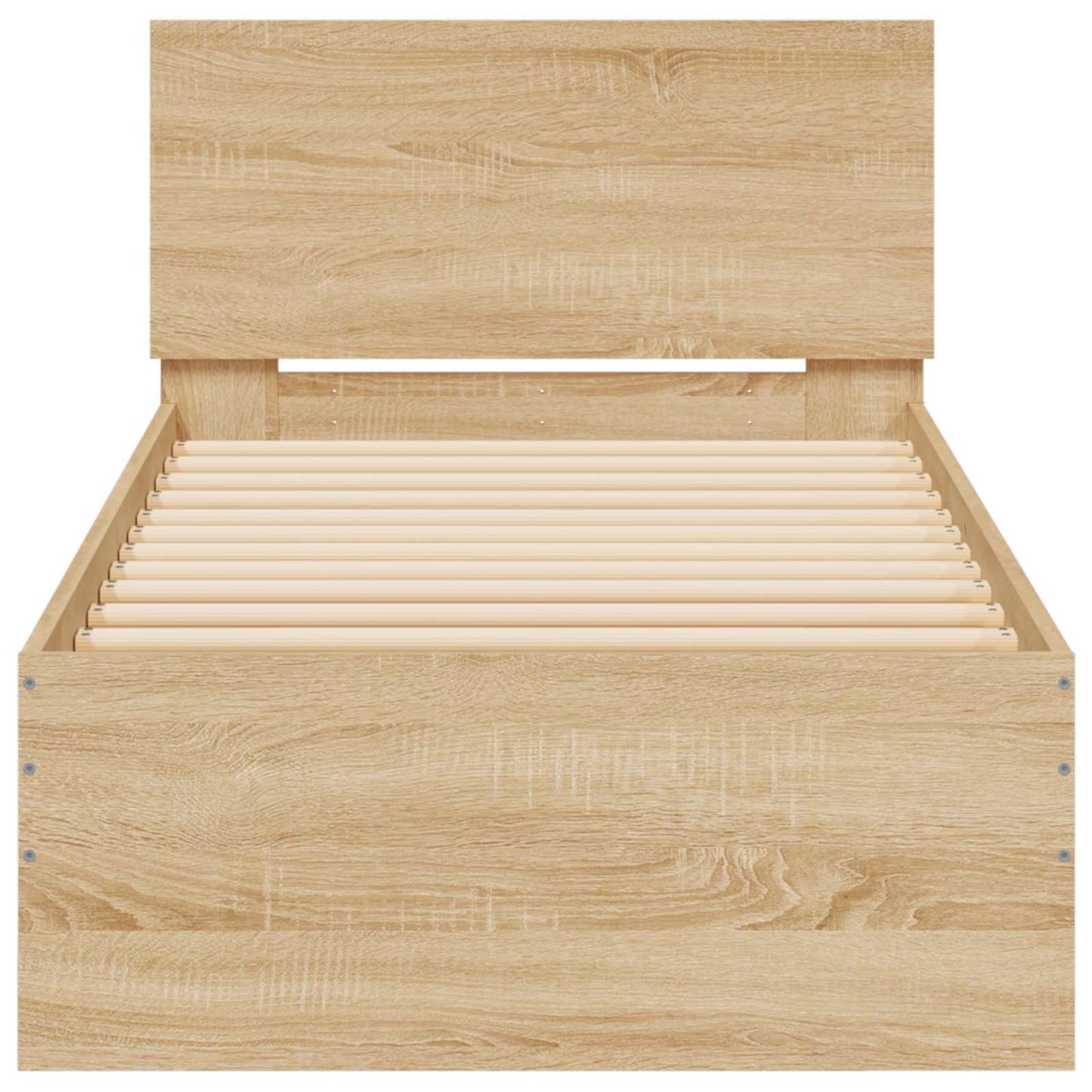 Letto con LED Rovere Sonoma 80 x 200 cm Legno ingegnerizzato | homemem39