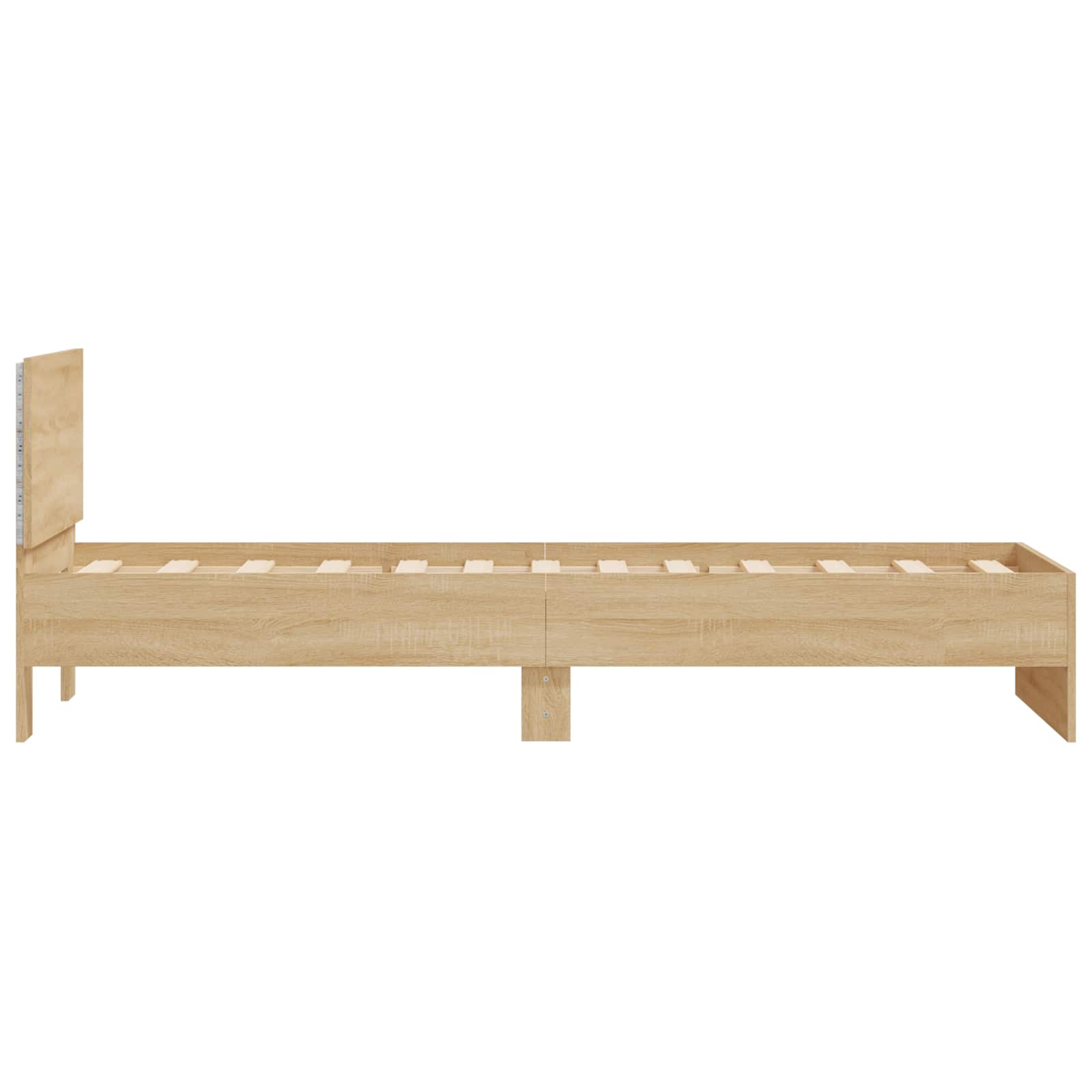 Letto con LED Rovere Sonoma 80 x 200 cm Legno ingegnerizzato | homemem39