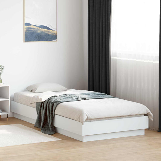 Letto con LED Bianco 80 x 200 cm Legno ingegnerizzato | homemem39