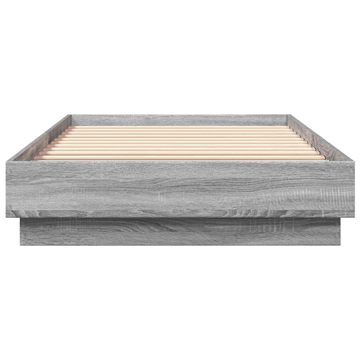 Letto con LED Sonoma grigio 80 x 200 cm Legno ingegnerizzato | homemem39