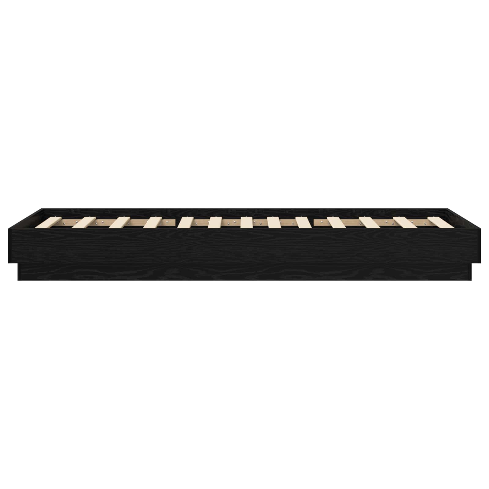 Letto con LED Rovere Nero 80 x 200 cm Legno ingegnerizzato | homemem39