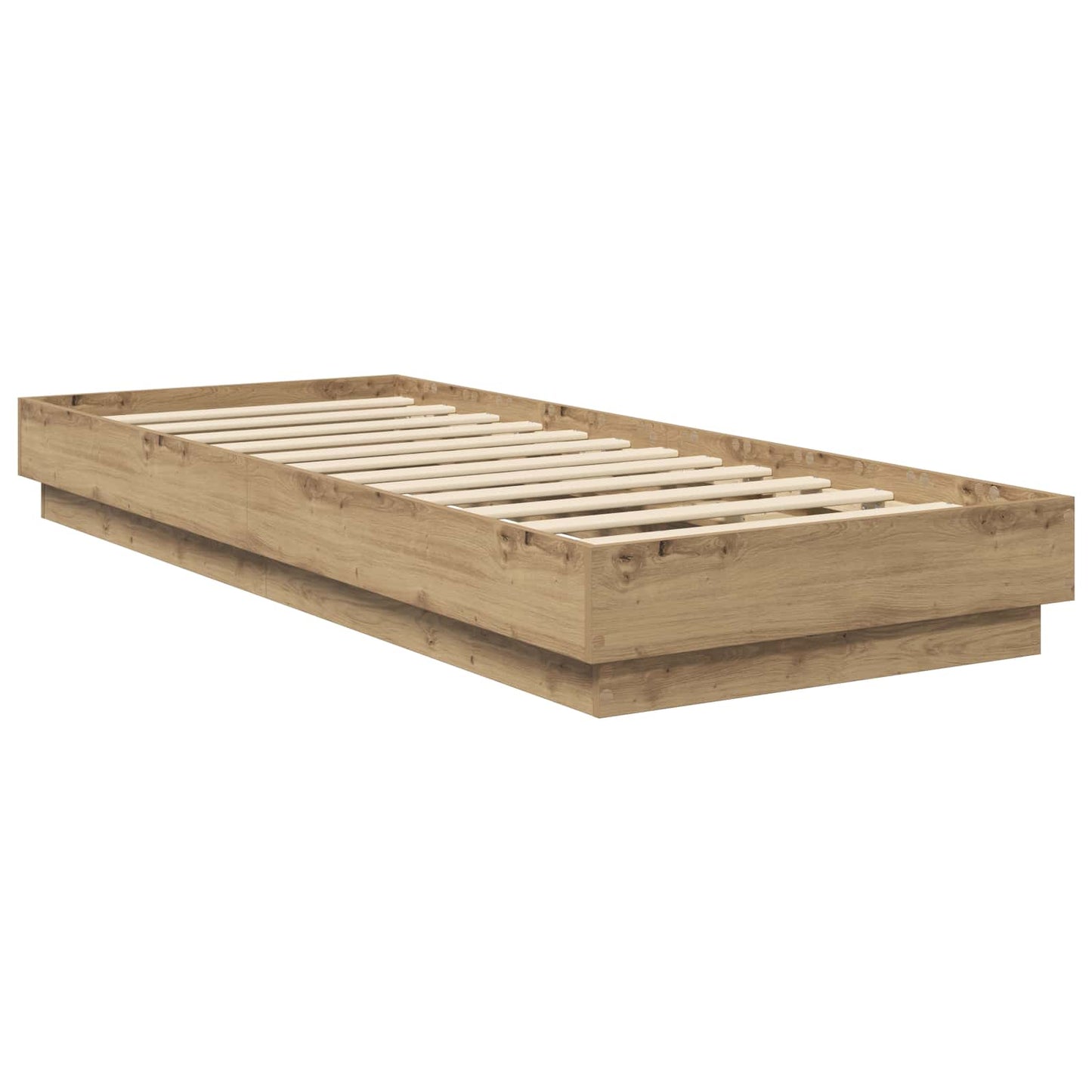 Letto con LED Rovere Artigianale 80 x 200 cm | homemem39