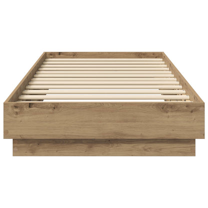 Letto con LED Rovere Artigianale 80 x 200 cm | homemem39