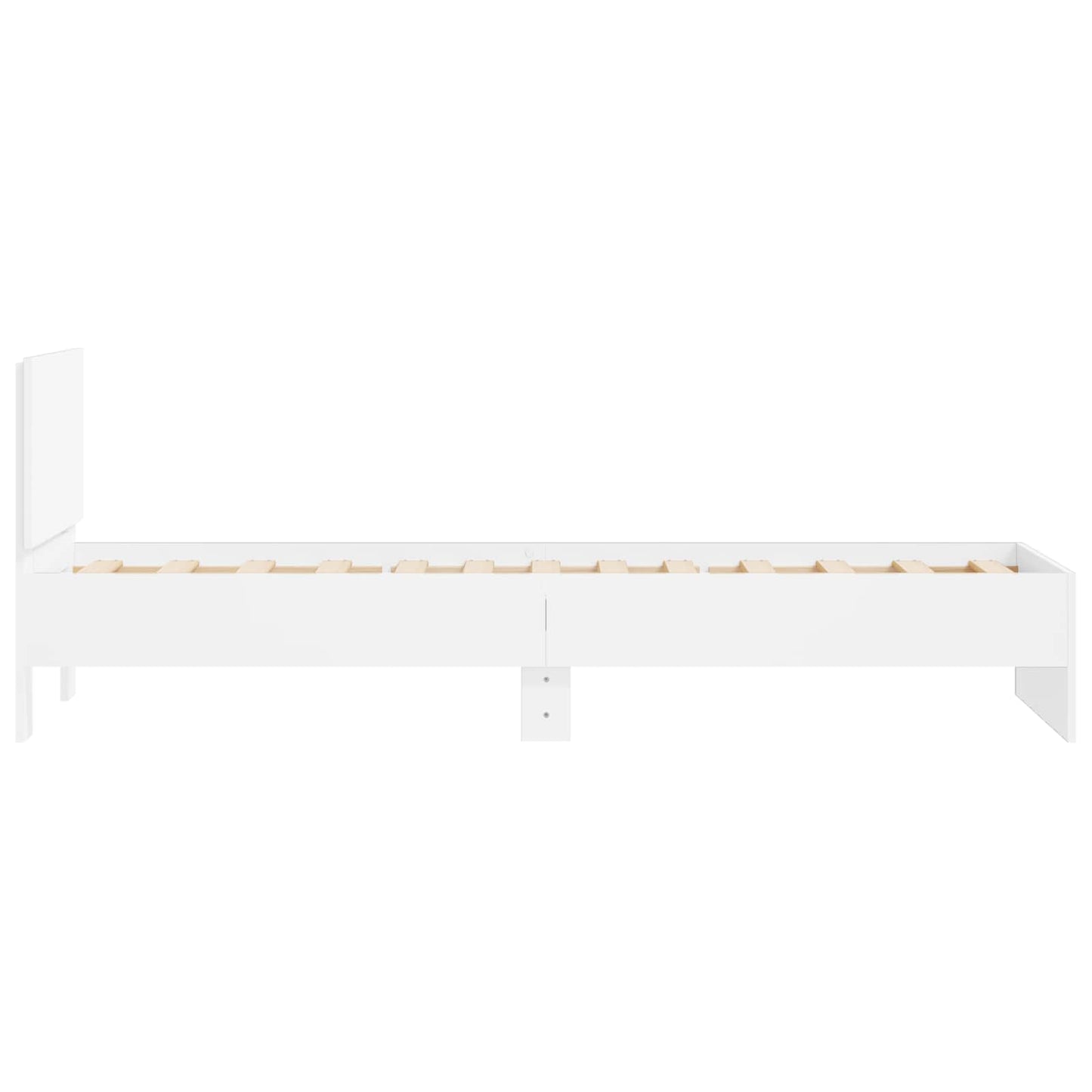 Struttura letto con testata Bianco 80 x 200 cm | homemem39