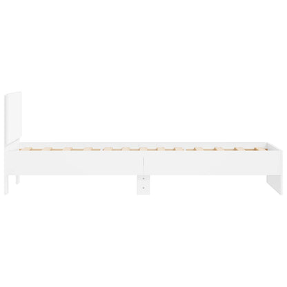 Struttura letto con testata Bianco 80 x 200 cm | homemem39
