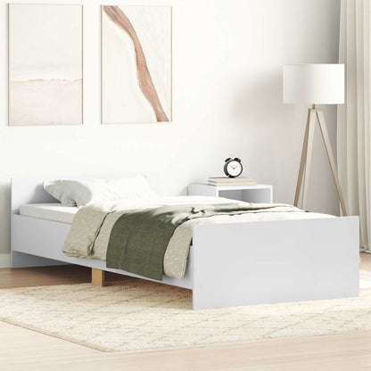 Struttura letto con testata Bianco 80 x 200 cm | homemem39