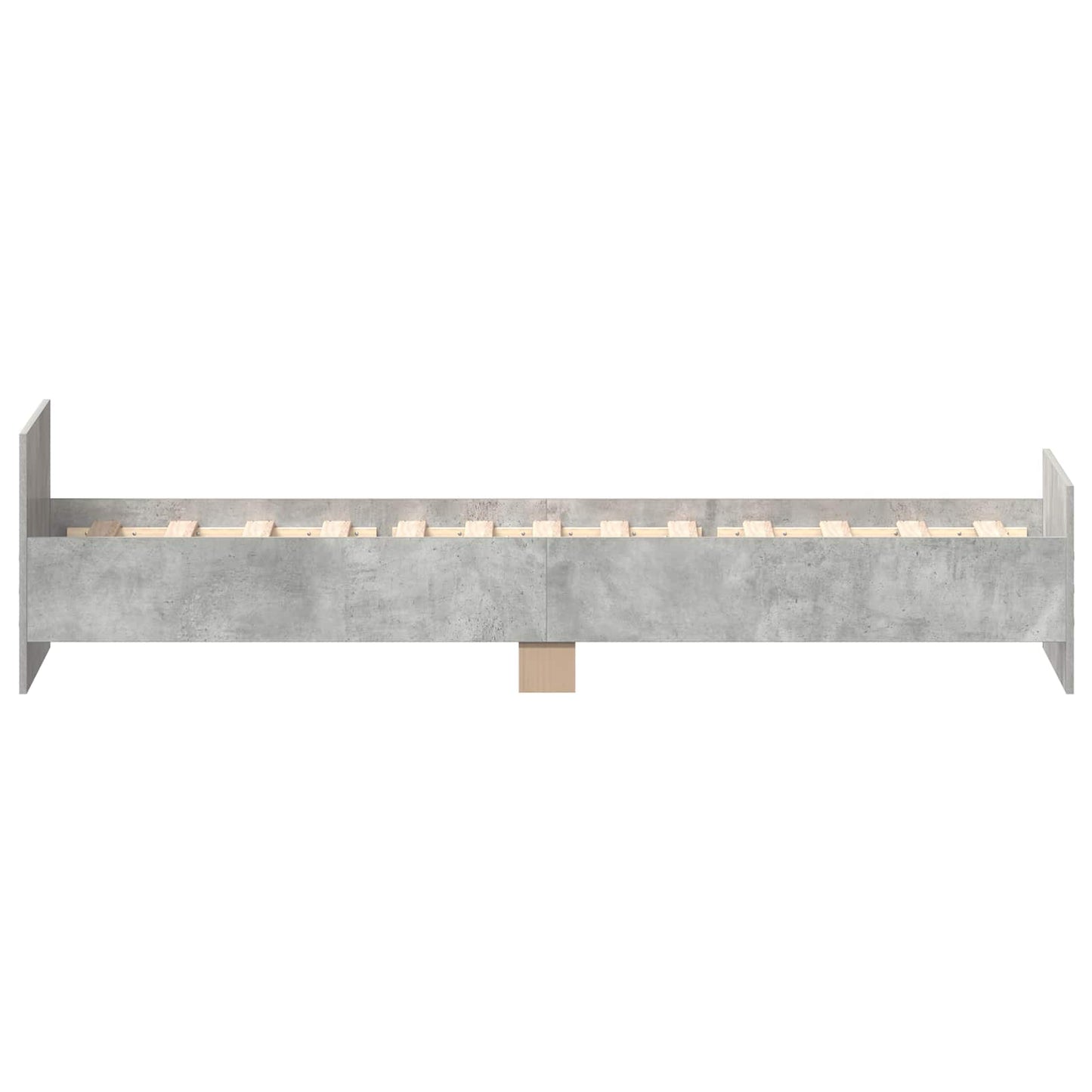 Struttura letto con testata Grigio Cemento 80 x 200 cm | homemem39