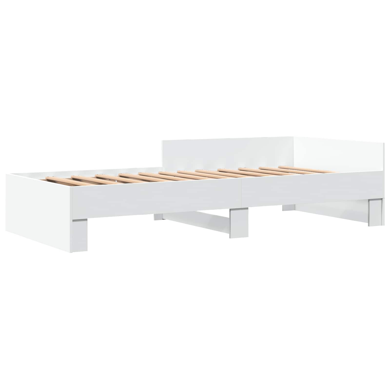 Struttura letto con testata Bianco 80 x 200 cm | homemem39
