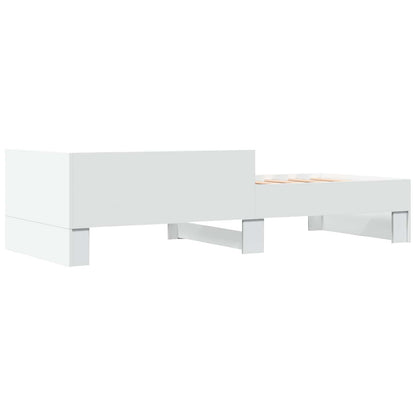 Struttura letto con testata Bianco 80 x 200 cm | homemem39