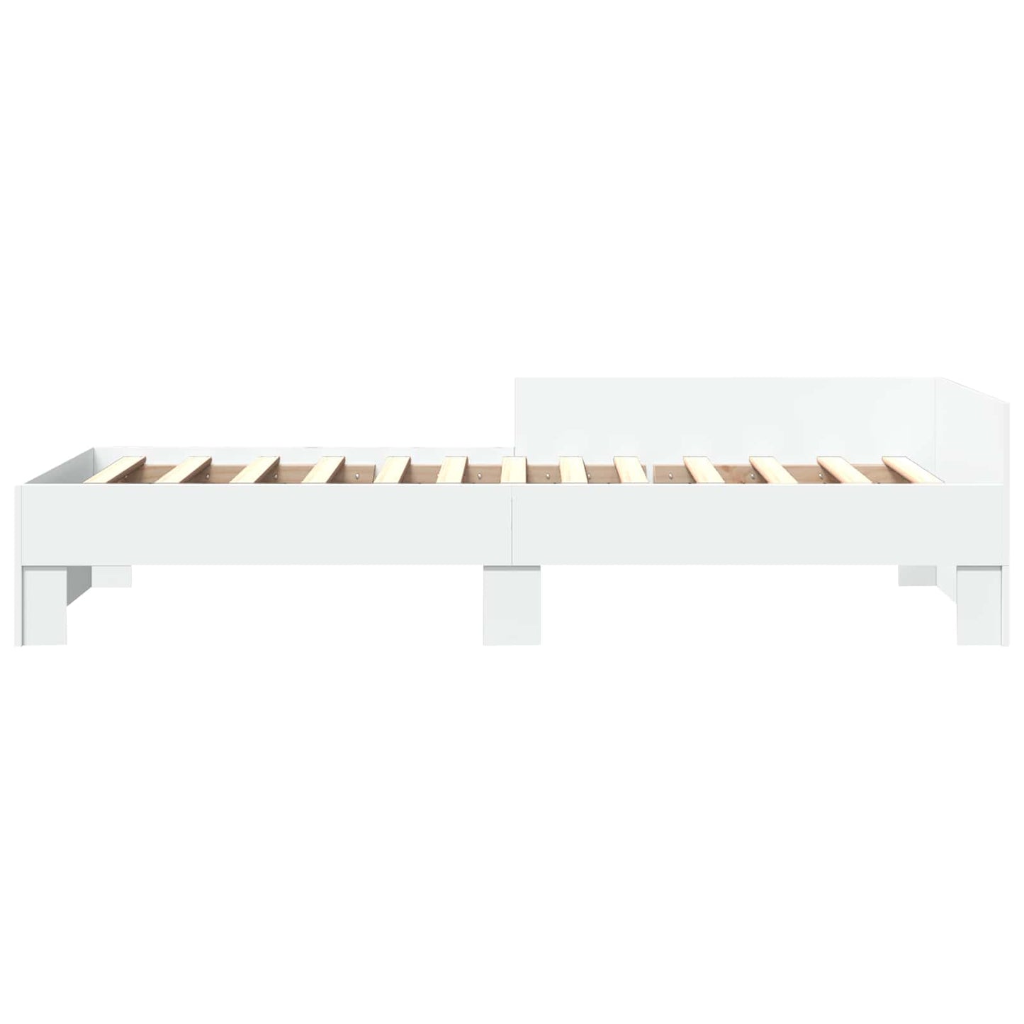 Struttura letto con testata Bianco 80 x 200 cm | homemem39