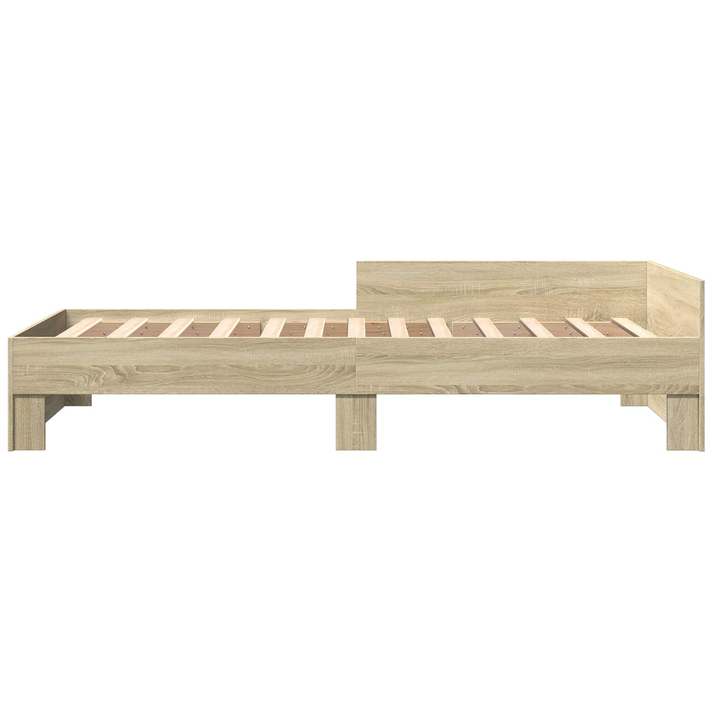 Struttura letto con testata Rovere Sonoma 80 x 200 cm | homemem39