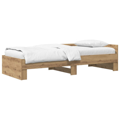 Struttura letto con testata Rovere Artigianale 80 x 200 cm | homemem39