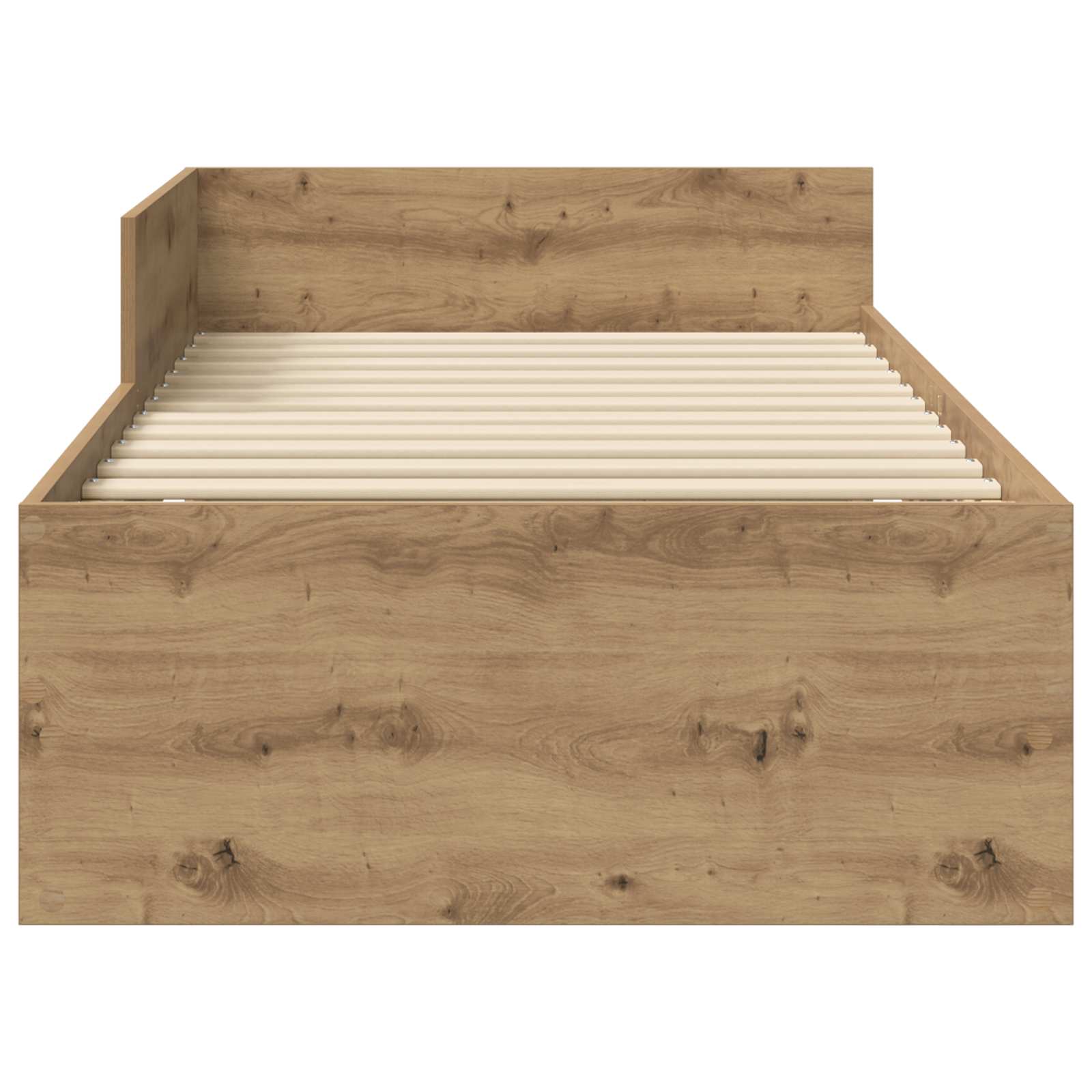 Struttura letto con testata Rovere Artigianale 80 x 200 cm | homemem39