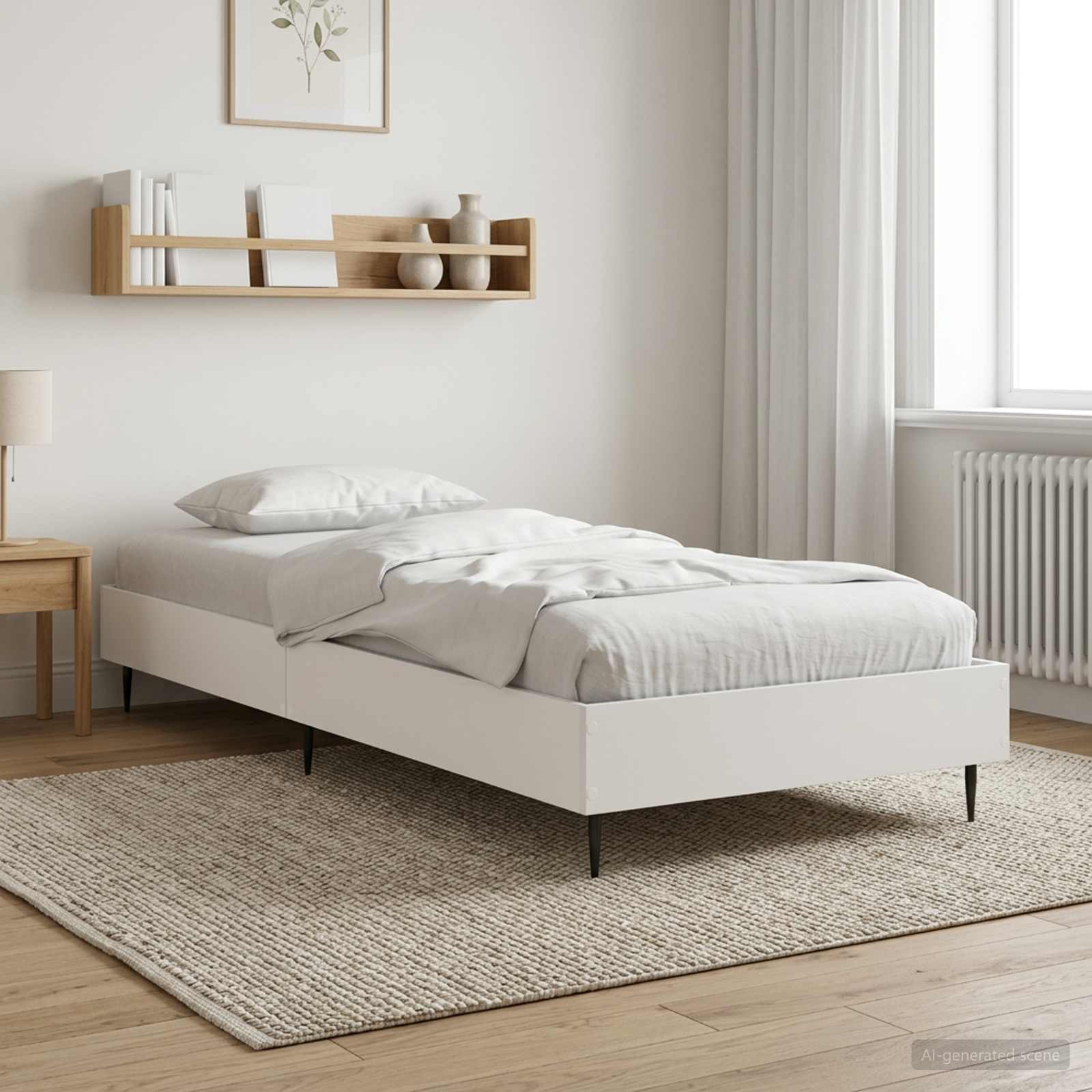 Struttura del letto Bianco 80 x 200 cm Legno ingegnerizzato | homemem39