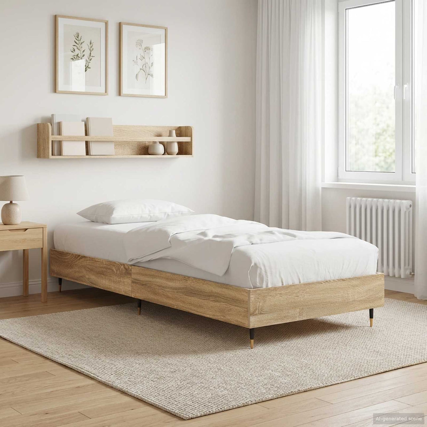 Struttura del letto Rovere Sonoma 80 x 200 cm | homemem39