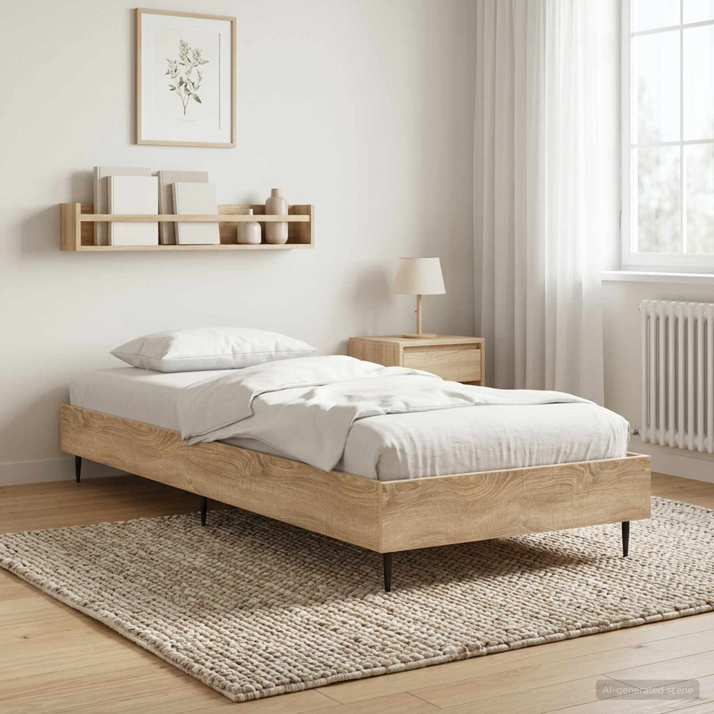 Struttura del letto Rovere Sonoma 80 x 200 cm | homemem39