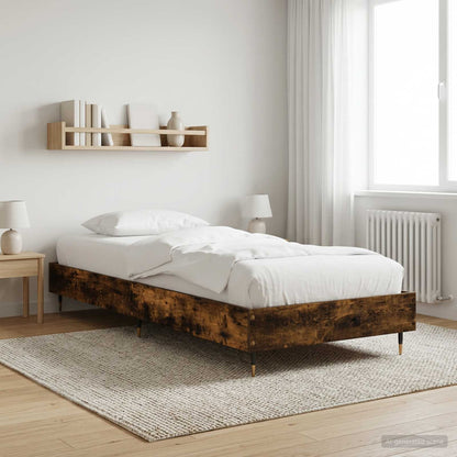 Struttura del letto Rovere Fumo 80 x 200 cm | homemem39