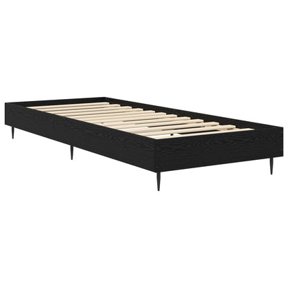 Struttura del letto Rovere Nero 80 x 200 cm | homemem39