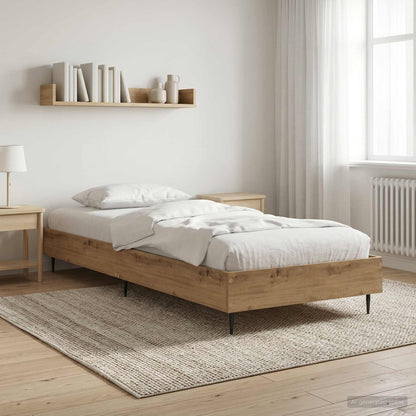 Struttura del letto Rovere Artigianale 80 x 200 cm | homemem39