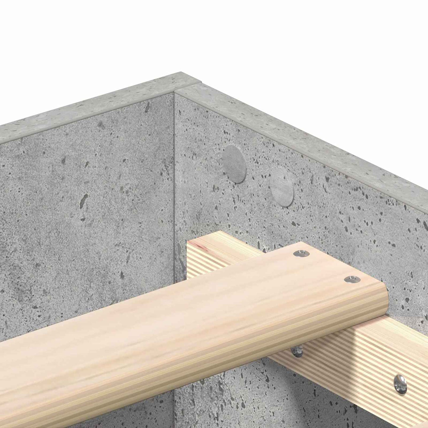 Struttura del letto Grigio Cemento 80 x 200 cm | homemem39