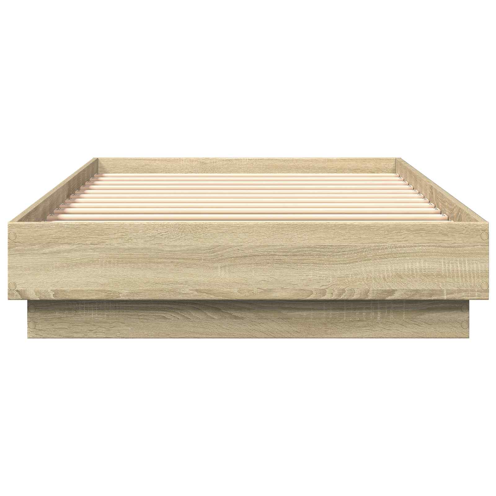 Struttura letto a pavimento Rovere Sonoma 80 x 200 cm | homemem39