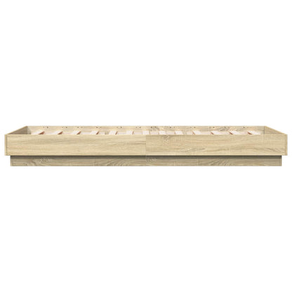 Struttura letto a pavimento Rovere Sonoma 80 x 200 cm | homemem39