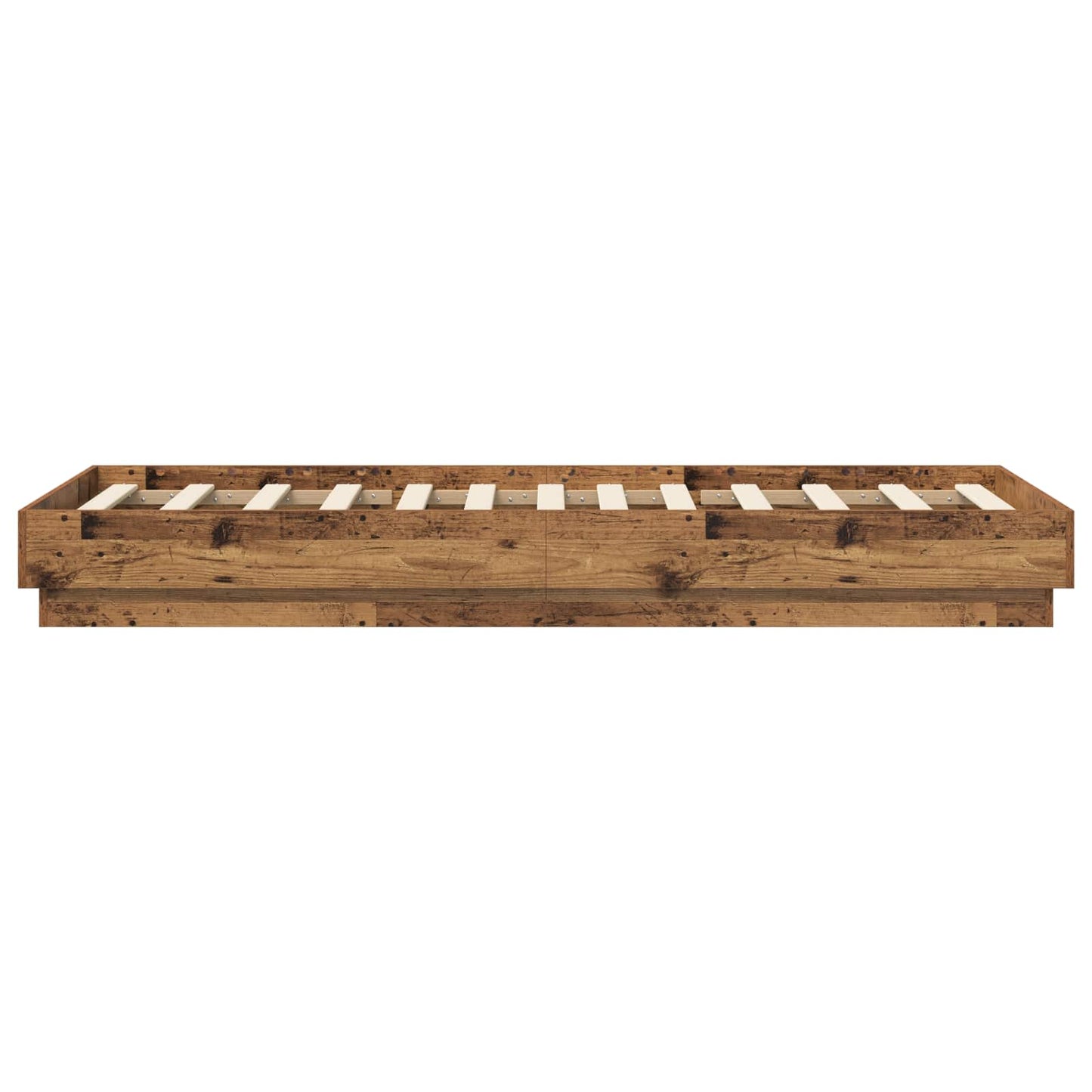 Struttura letto a pavimento Legno antico 80 x 200 cm | homemem39