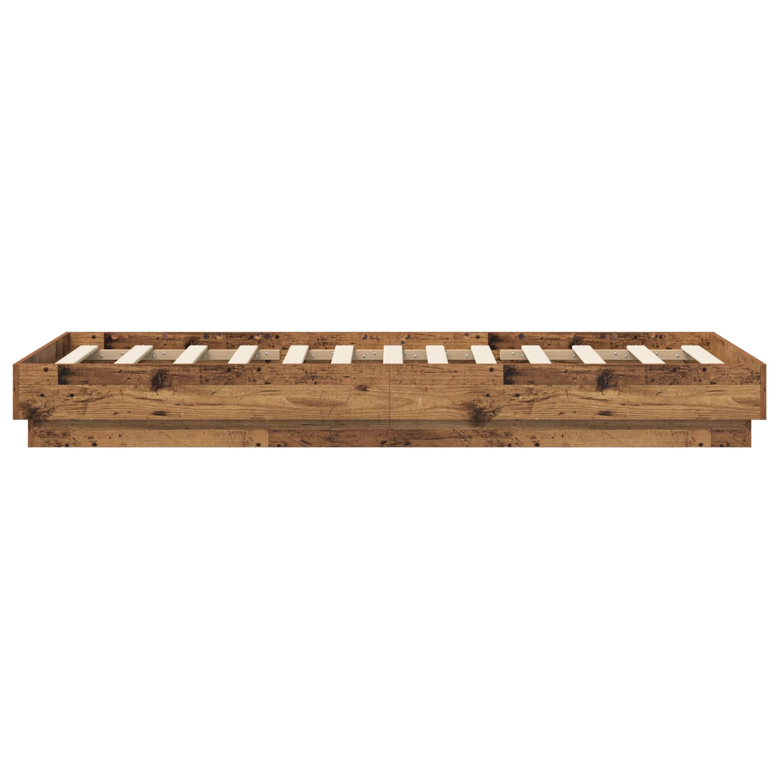 Struttura letto a pavimento Legno antico 80 x 200 cm | homemem39