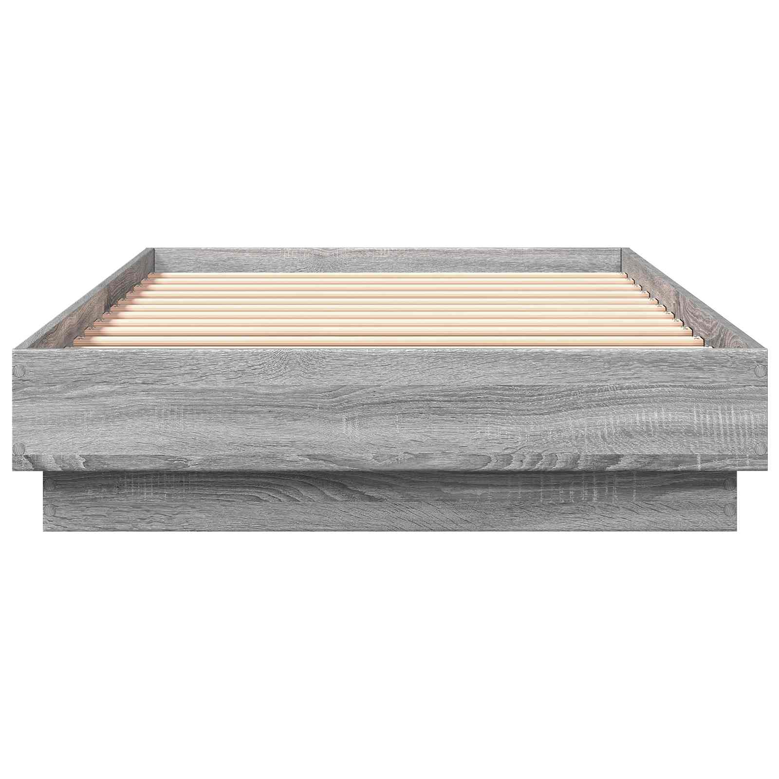 Struttura letto a pavimento Sonoma grigio 80 x 200 cm | homemem39