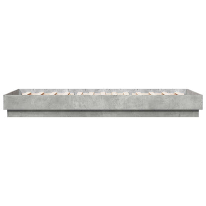 Struttura letto a pavimento Grigio Cemento 80 x 200 cm | homemem39