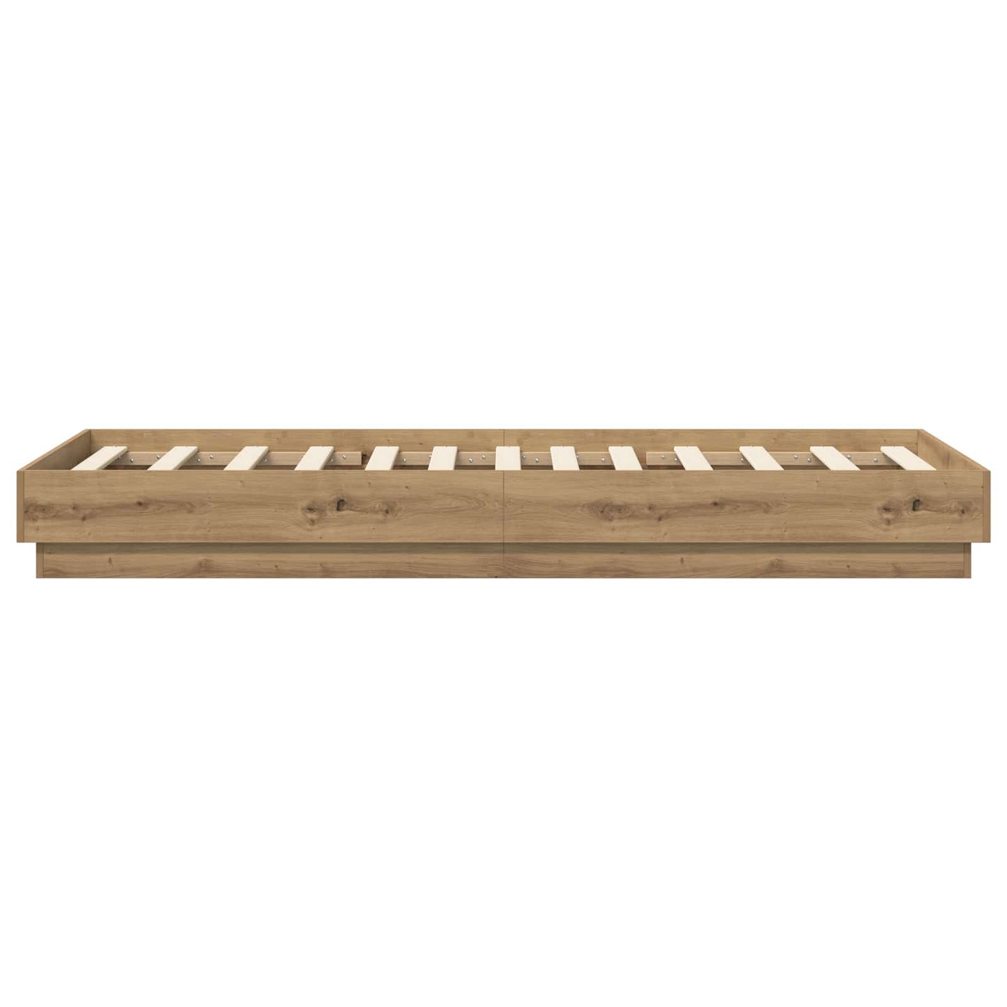 Struttura letto a pavimento Rovere Artigianale 80 x 200 cm | homemem39