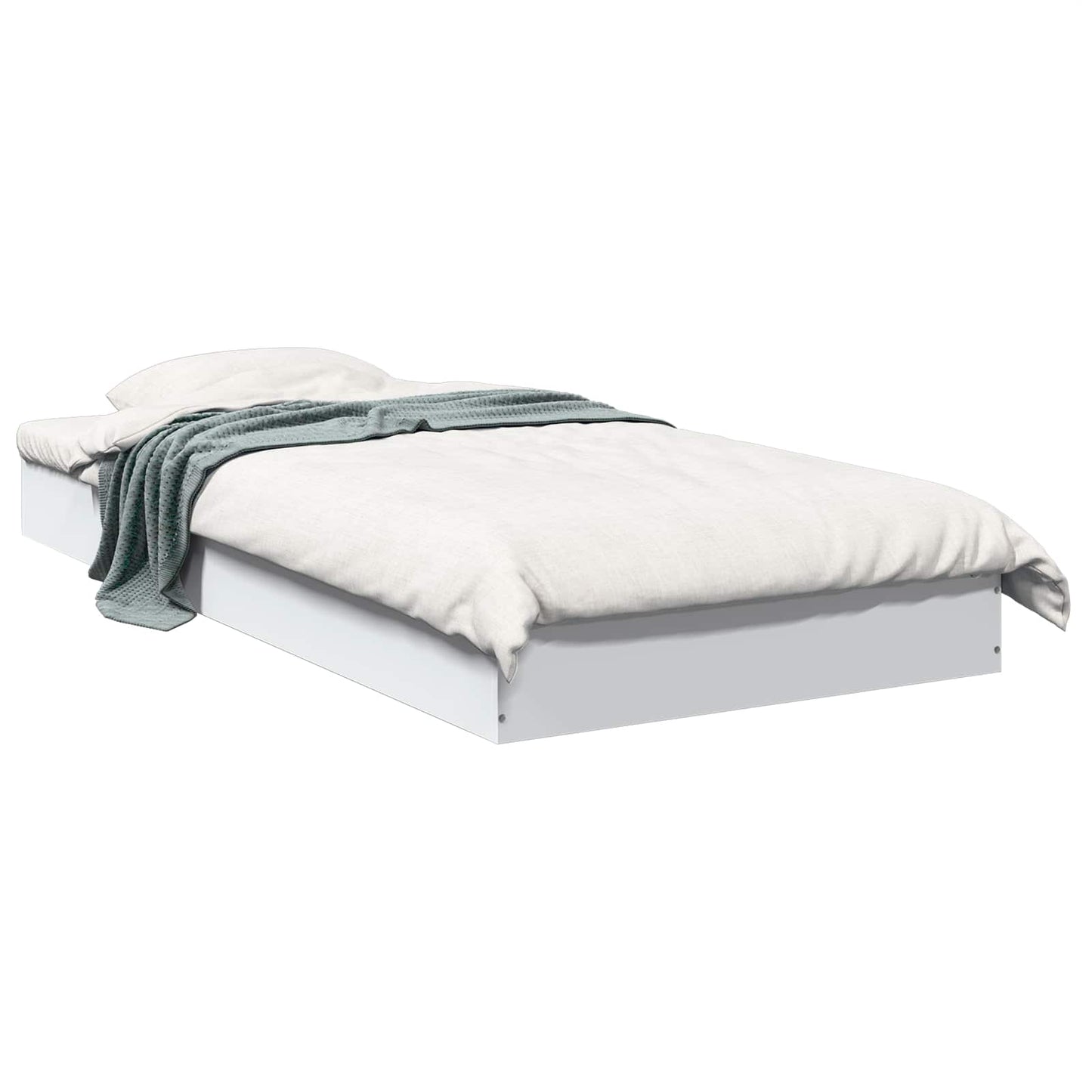Struttura letto a pavimento Bianco 80 x 200 cm | homemem39