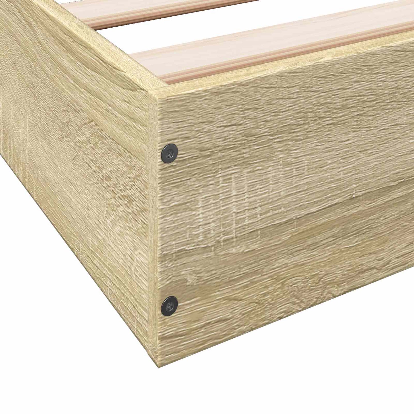 Struttura letto a pavimento Rovere Sonoma 80 x 200 cm | homemem39