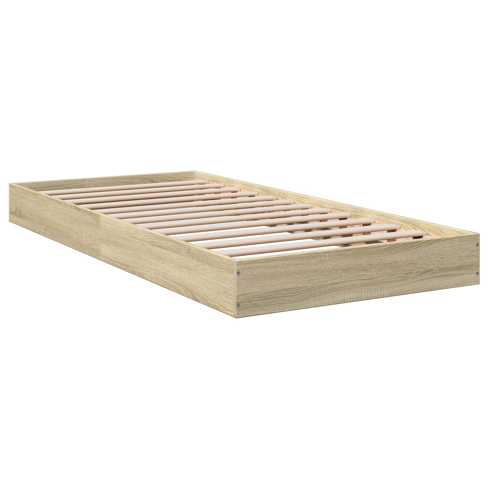 Struttura letto a pavimento Rovere Sonoma 80 x 200 cm | homemem39