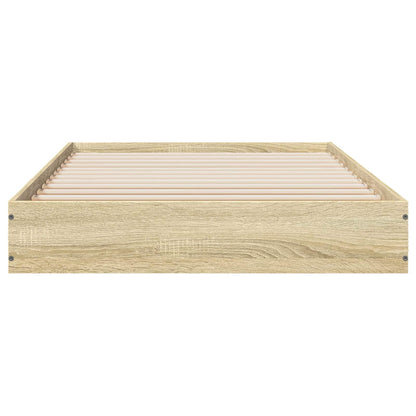 Struttura letto a pavimento Rovere Sonoma 80 x 200 cm | homemem39