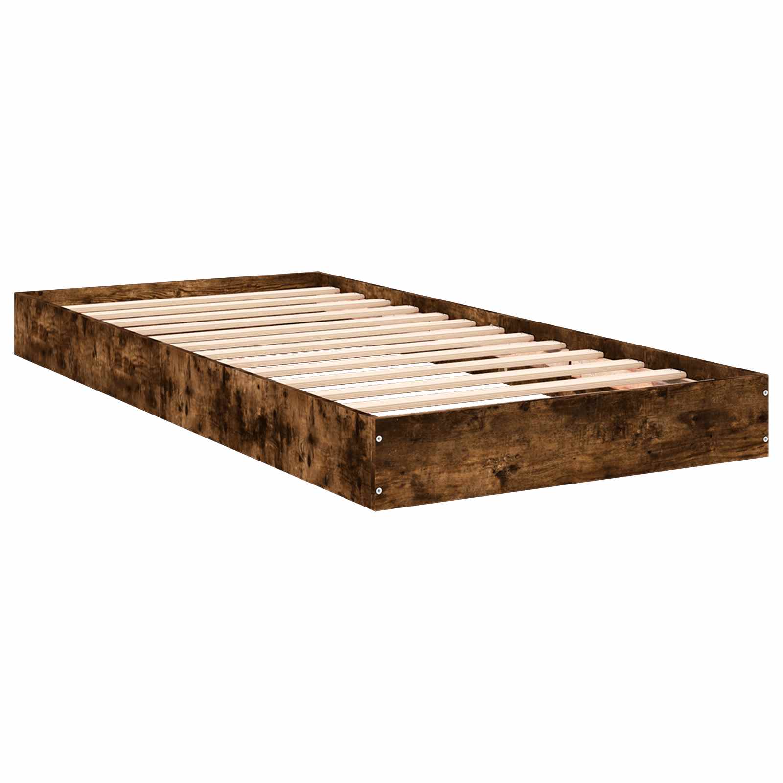 Struttura letto a pavimento Rovere Fumo 80 x 200 cm | homemem39