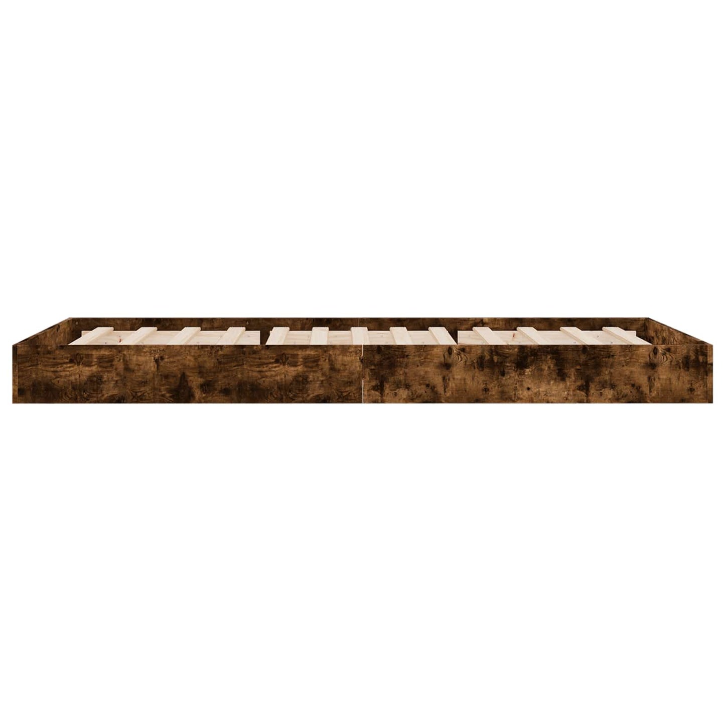 Struttura letto a pavimento Rovere Fumo 80 x 200 cm | homemem39