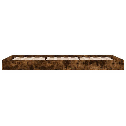 Struttura letto a pavimento Rovere Fumo 80 x 200 cm | homemem39