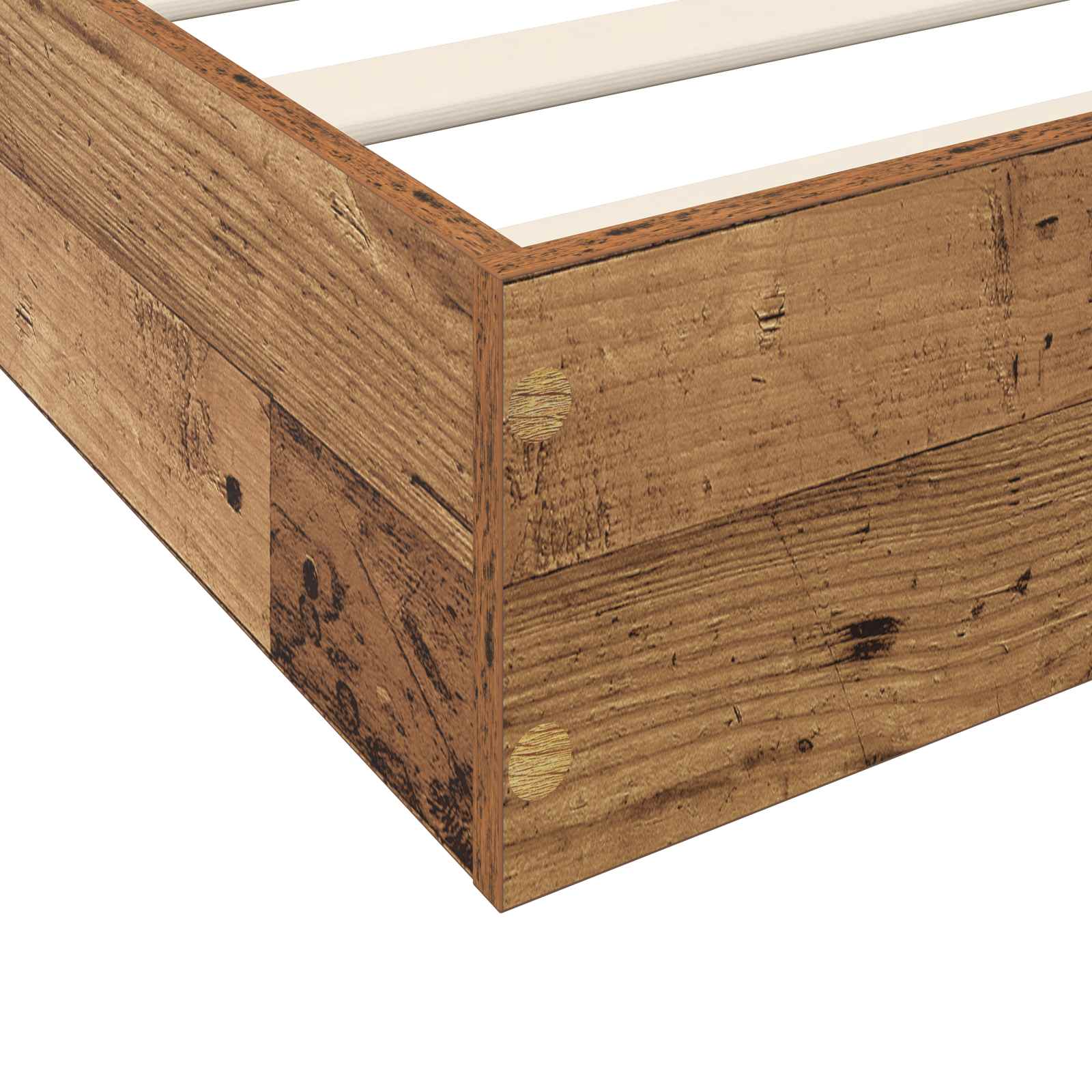 Struttura letto a pavimento Legno antico 80 x 200 cm | homemem39