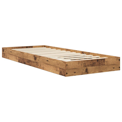 Struttura letto a pavimento Legno antico 80 x 200 cm | homemem39