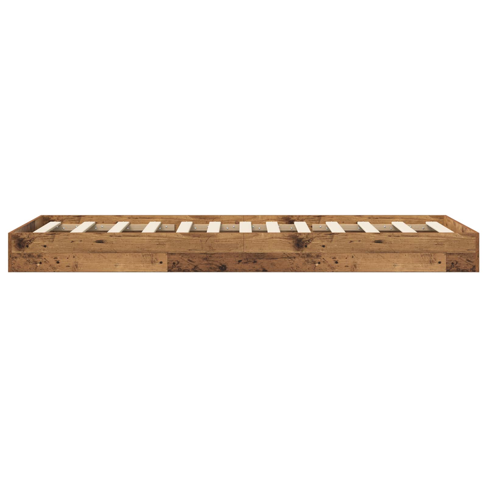 Struttura letto a pavimento Legno antico 80 x 200 cm | homemem39
