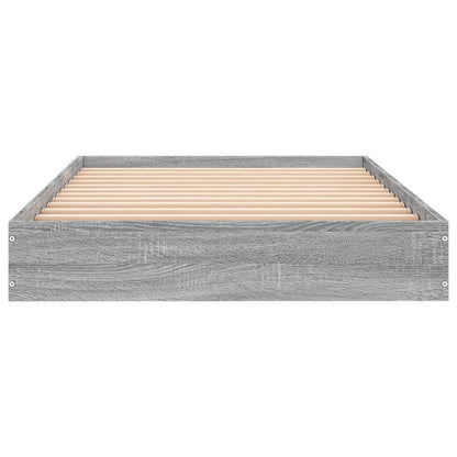 Struttura letto a pavimento Sonoma grigio 80 x 200 cm | homemem39