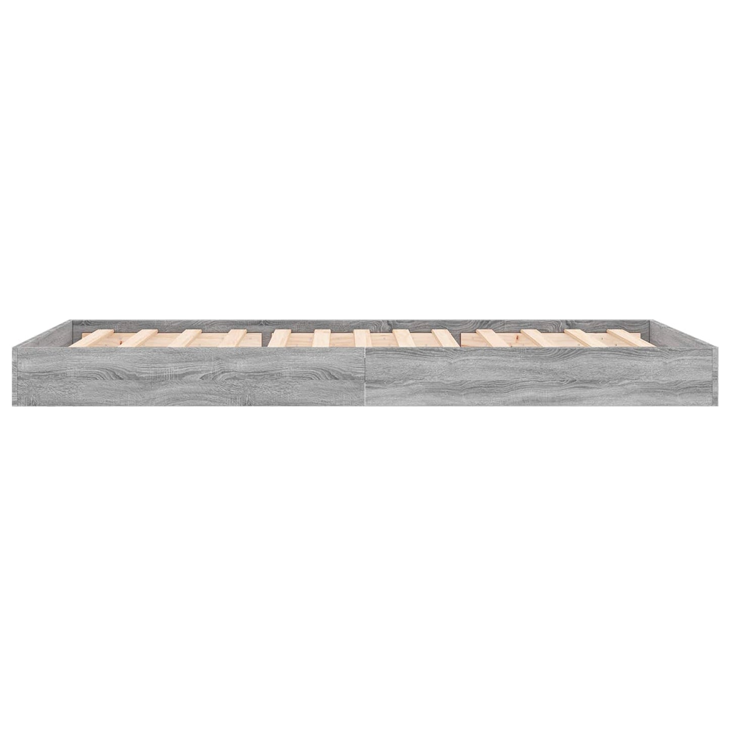 Struttura letto a pavimento Sonoma grigio 80 x 200 cm | homemem39